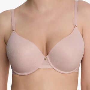 🌻NEW w/tag Natori Blush Sheer Jacquard Full Fit Contour Underwire Bra Size 34B
